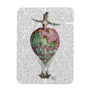 Hot Air Balloon Woman 2 Magnet