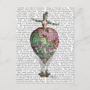 Hot Air Balloon Woman 2 Postcard