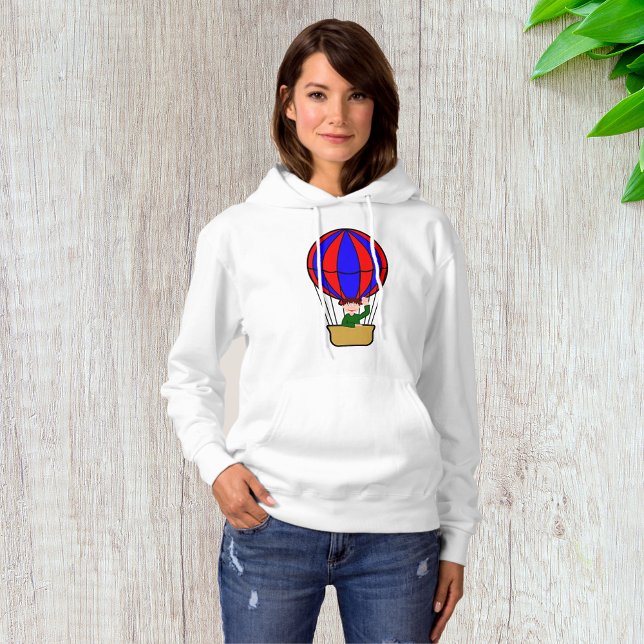 Hot Air Balloon Womens Hoodie (Creator Uploaded)