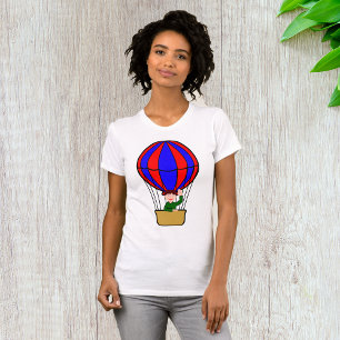 Hot Air Balloon Womens T-Shirt