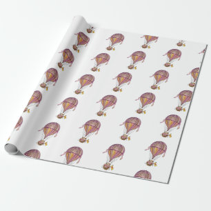 Hot Air Balloon Wrapping Paper