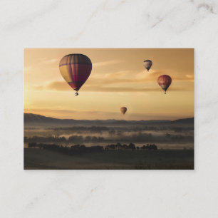 Hot air balloons business card