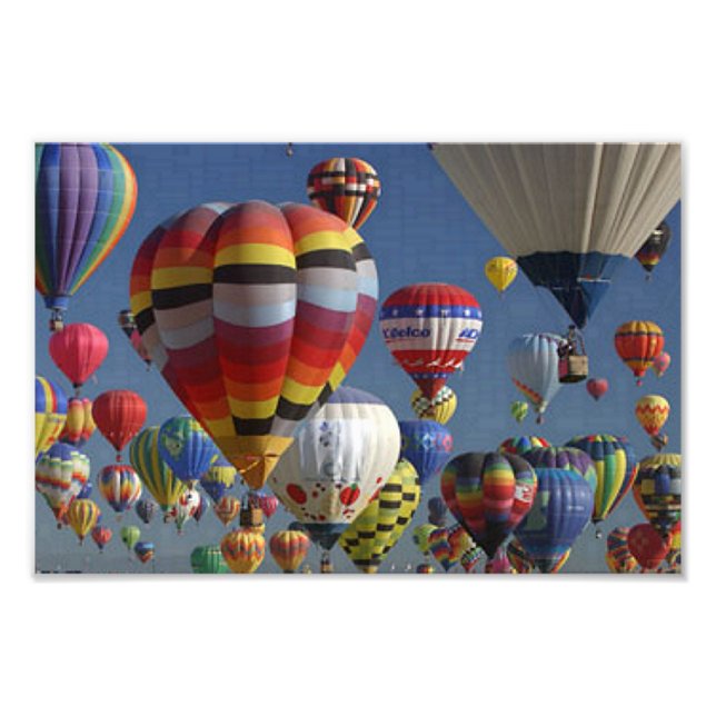 HOT AIR BALLOONS by SHARON SHARPE Photo Print (Front)