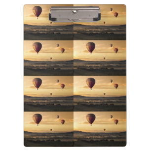 Hot air balloons clipboard