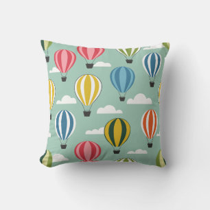 Hot air balloons cushion