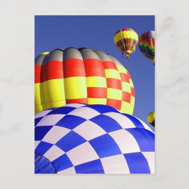 Hot Air Balloons Custom Postcard (Front)
