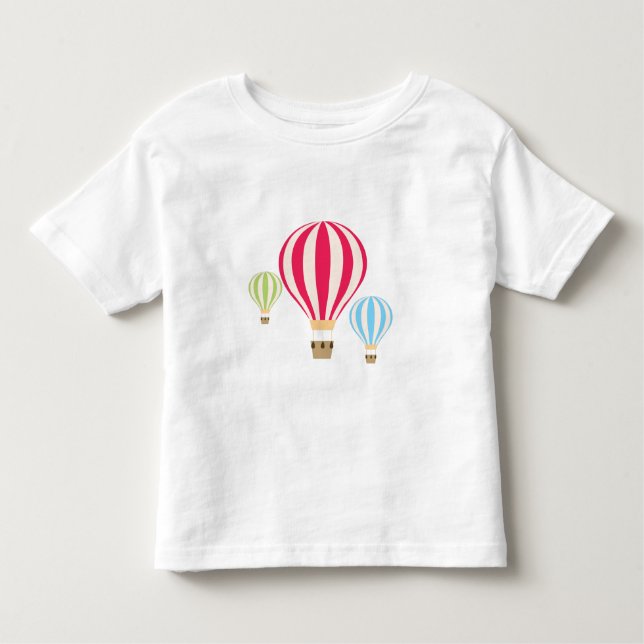Hot Air Balloons Design Toddler T-Shirt (Front)
