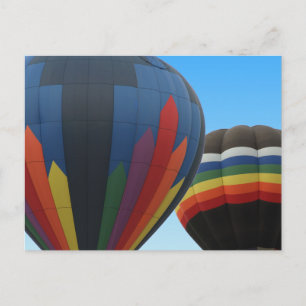 Hot Air Balloons In Flight Postcard