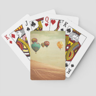 Hot Air Balloons In The Sky Playing Cards