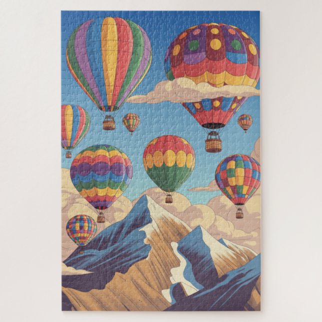 Hot air balloons jigsaw puzzle (Vertical)