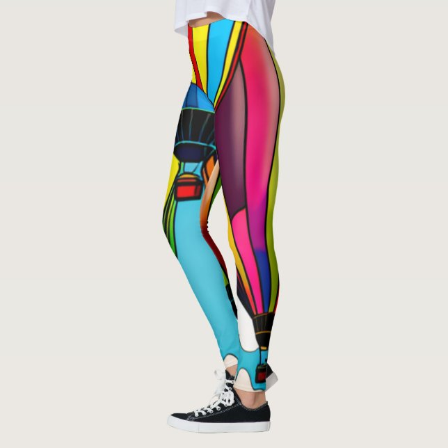 Hot Air Balloons Leggings (Left)