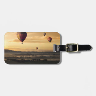 Hot air balloons luggage tag
