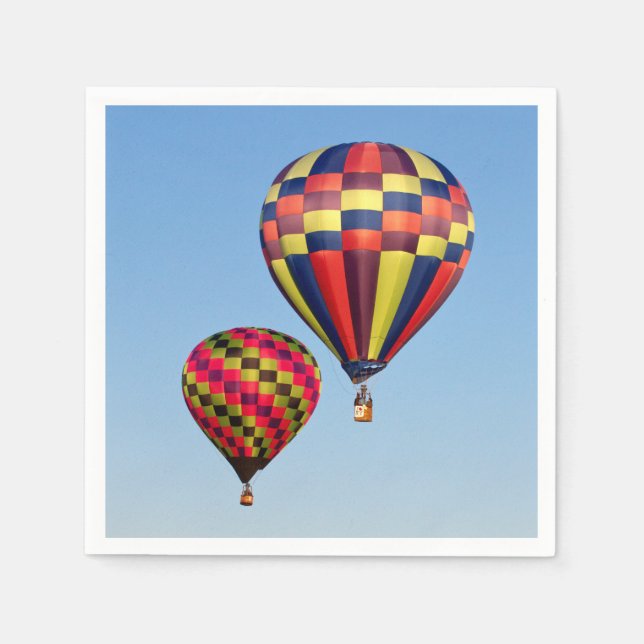 Hot Air Balloons Napkin (Front)