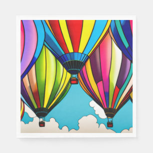 Hot Air Balloons Napkin