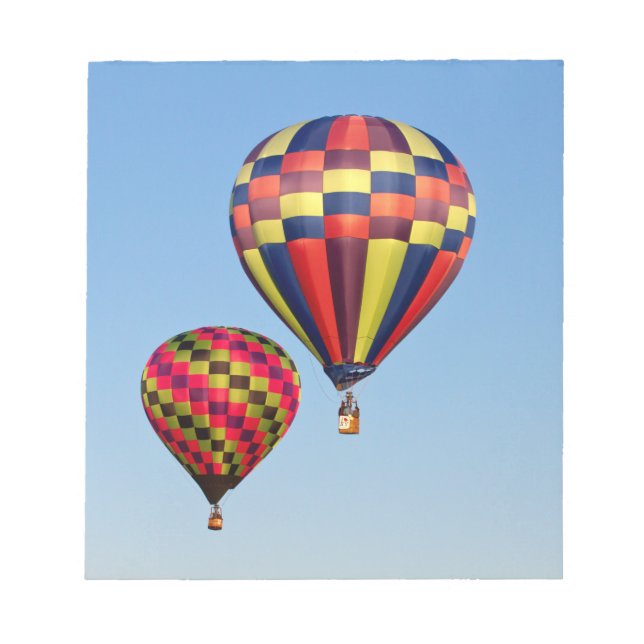 Hot Air Balloons Notepad (Front)