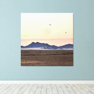 Hot Air Balloons Over Sossusvlei Canvas Print