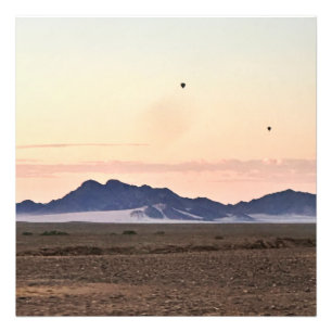 Hot Air Balloons Over Sossusvlei Photo Print