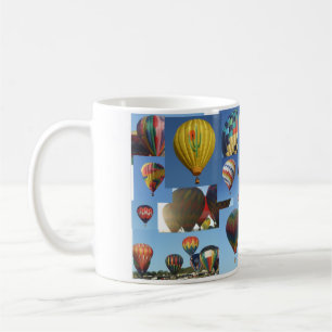 Hot Air Balloons Photo Collage Mug