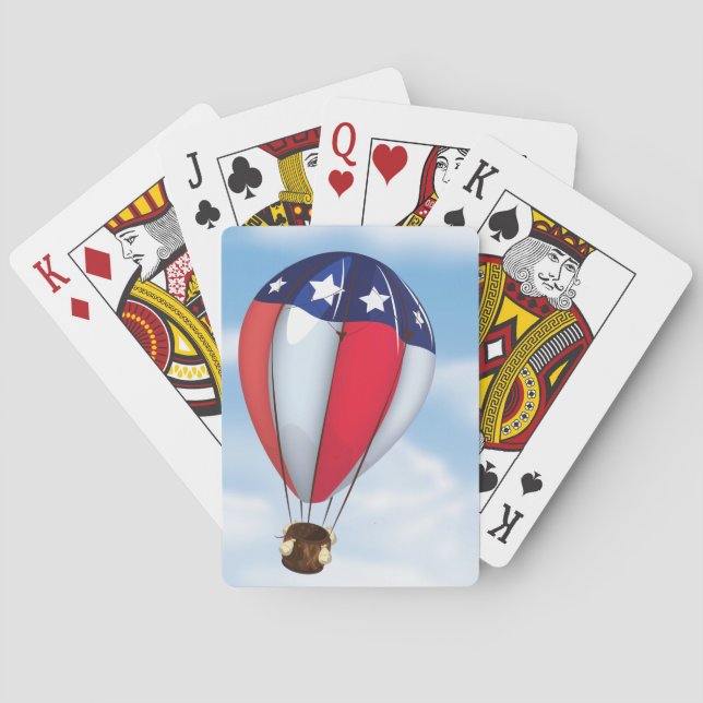 Hot Air Balloons Playing Cards (Back)