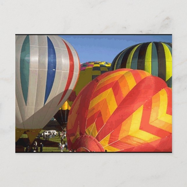Hot Air Balloons Postcard (Front)