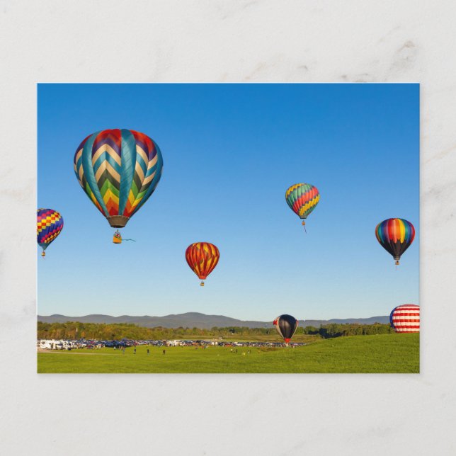Hot Air Balloons Postcard (Front)