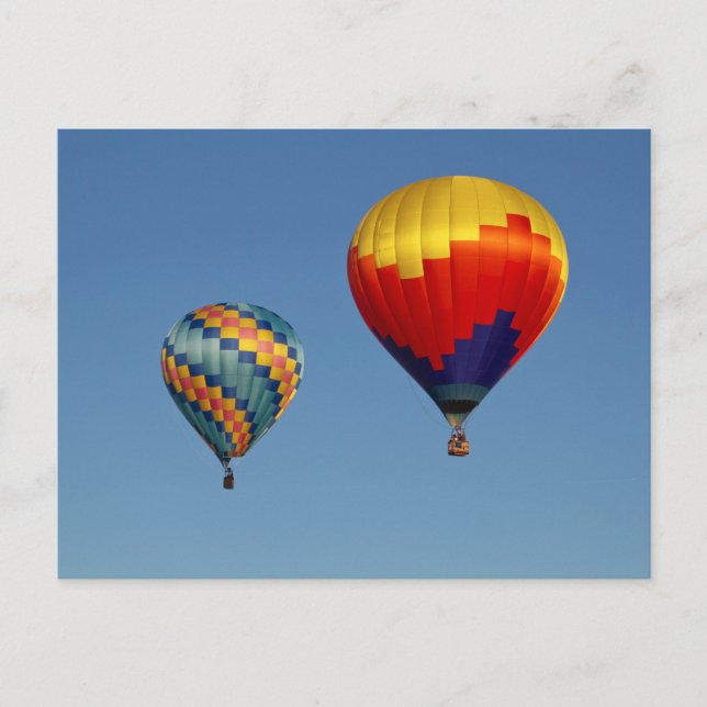 Hot Air Balloons. Postcard (Front)