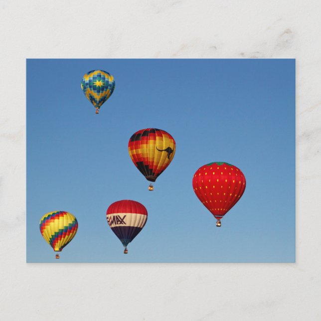 Hot Air Balloons Postcard (Front)