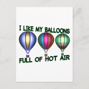 Hot Air Balloons Postcard
