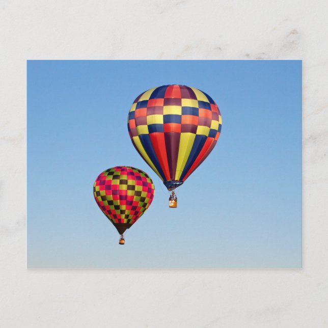 Hot Air Balloons Postcard (Front)