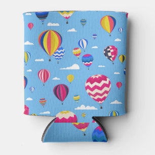 Hot Air Balloons Sky Adventure Can Cooler