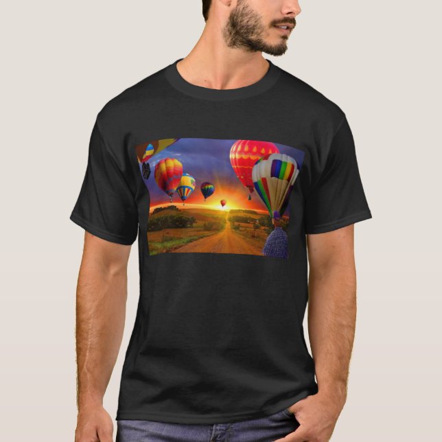 Hot Air Balloons T-Shirt (Front)