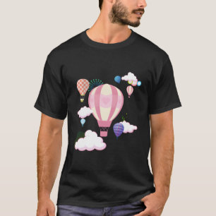Hot Air Balloons The Sky Is The Limit Creative Gif T-Shirt