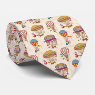 Hot Air Balloons Tie
