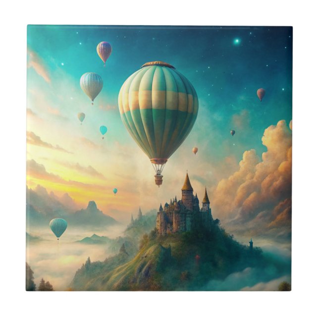 Hot Air Balloons Tile (Front)
