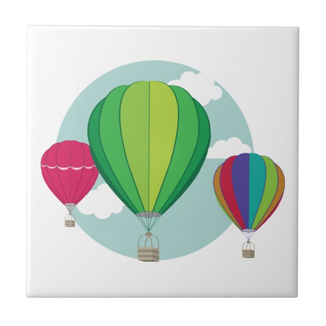 Hot Air Balloons Tile (Front)