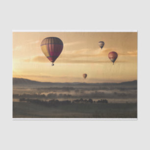 Hot air balloons tissue paper