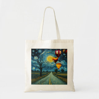 hot-air balloons tote bag