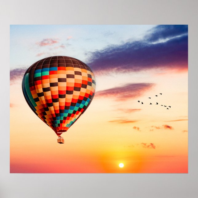 Hot Air Baloon  Poster (Front)