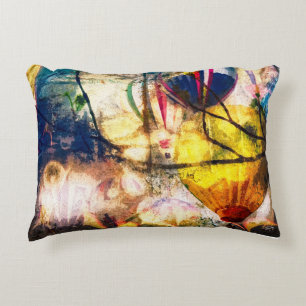 hot air baloons decorative cushion