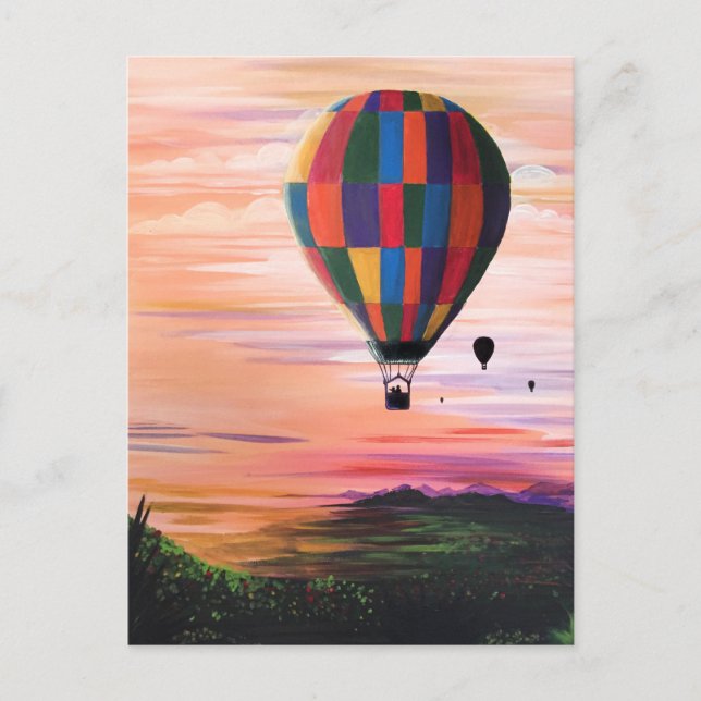 Hot Air Journey Postcard (Front)