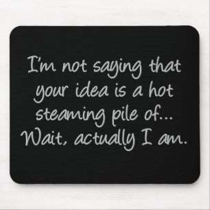 Hot and Steamy Standard Mouse Pad
