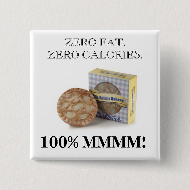 Hot Apple Pie 15 Cm Square Badge (Front)