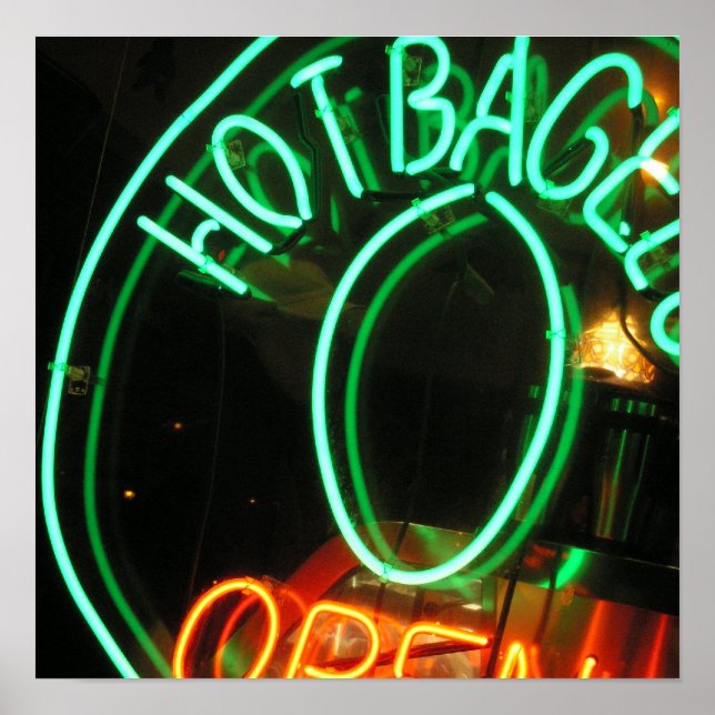 Hot Bagels Poster (Front)