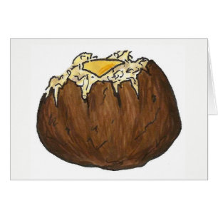Hot Baked Potato w/ Butter Picnic Food Foodie