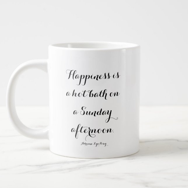 Hot Bath Jumbo Mug (Left)