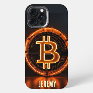 Hot Bitcoin Logo gift for boyfriend crypto iPhone 13 Pro Max Case