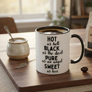 Hot Black Pure Sweet Mug