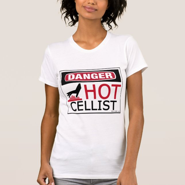 Hot Cellist T-Shirt (Front)