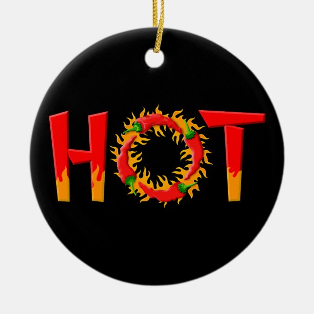 HOT CERAMIC TREE DECORATION (Front)
