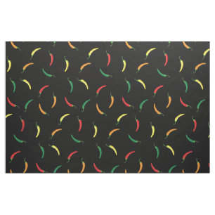 Hot Chili Peppers Cute Food Vegetables Fabric